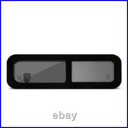 Rear Left 780x240mm Universal Sliding Window Motorhome Dark Tint Tempered Glass