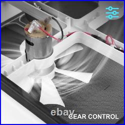 Roof Vent Fan Camper Van Motorhome 420x420mm RV Caravan Skylight Vent White UK