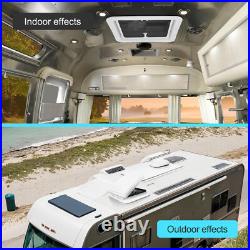 Roof Vent Fan Camper Van Motorhome 420x420mm RV Caravan Skylight Vent White UK