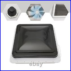 Roof Vent Fan Camper Van Motorhome RV Caravan Skylight Vent 42cmx42cm Dustproof Roof Vent Fan Camper Van Motorhome RV Caravan Skylight Vent 42cmx42cm Dustproof