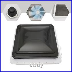 Roof Vent Fan Camper Van Motorhome RV Caravan Skylight Vent 42cmx42cm Dustproof