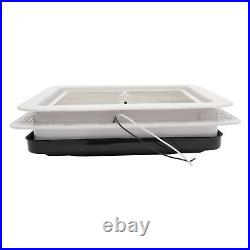 Roof Vent Fan Camper Van Motorhome RV Caravan Skylight Vent 42cmx42cm Dustproof