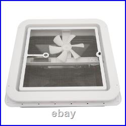 Roof Vent Fan Camper Van Motorhome RV Caravan Skylight Vent 42cmx42cm Dustproof Roof Vent Fan Camper Van Motorhome RV Caravan Skylight Vent 42cmx42cm Dustproof