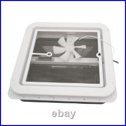 Roof Vent Fan Camper Van Motorhome RV Caravan Skylight Vent 42cmx42cm Dustproof Roof Vent Fan Camper Van Motorhome RV Caravan Skylight Vent 42cmx42cm Dustproof