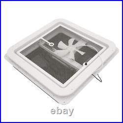 Roof Vent Fan Camper Van Motorhome RV Caravan Skylight Vent 42cmx42cm Dustproof Roof Vent Fan Camper Van Motorhome RV Caravan Skylight Vent 42cmx42cm Dustproof