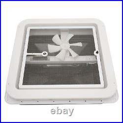 Roof Vent Fan Camper Van Motorhome RV Caravan Skylight Vent 42cmx42cm Dustproof