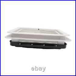 Roof Vent Fan Camper Van Motorhome RV Caravan Skylight Vent 42cmx42cm Dustproof