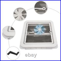 Roof Vent Fan Camper Van Motorhome RV Caravan Skylight Vent 42cmx42cm Dustproof