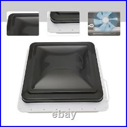 Roof Vent Fan Camper Van Motorhome RV Caravan Skylight Vent 42cmx42cm Dustproof