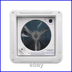 Roof Vent Fan Camper Van Motorhome RV Caravan Skylight Vent with LED Light White Roof Vent Fan Camper Van Motorhome RV Caravan Skylight Vent with LED Light White