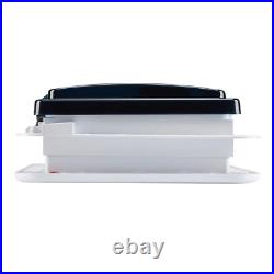 Roof Vent Fan Camper Van Motorhome RV Caravan Skylight Vent with LED Light White Roof Vent Fan Camper Van Motorhome RV Caravan Skylight Vent with LED Light White