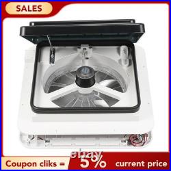 Roof Vent Fan Camper Van Motorhome RV Caravan Skylight Vent withLED 360mm x 360mm Roof Vent Fan Camper Van Motorhome RV Caravan Skylight Vent withLED 360mm x 360mm