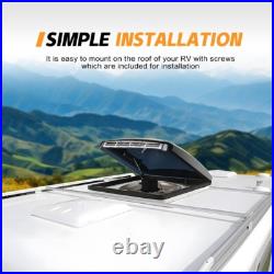 Roof Vent Fan Camper Van Motorhome RV Caravan Skylight Vent withRain Sensor Light Roof Vent Fan Camper Van Motorhome RV Caravan Skylight Vent withRain Sensor Light