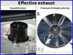 Roof Vent Fan Camper Van Motorhome RV Caravan Skylight Vent withRain Sensor Light Roof Vent Fan Camper Van Motorhome RV Caravan Skylight Vent withRain Sensor Light