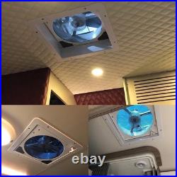 Roof Vent Fan Camper Van Motorhome with LED Light White RV Caravan Skylight Cdtlod Roof Vent Fan Camper Van Motorhome with LED Light White RV Caravan Skylight Cdtlod