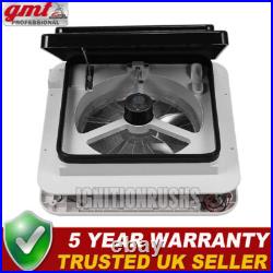 Roof Vent Fan Camper Van Motorhome with LED Light White RV Caravan Skylight Vent Roof Vent Fan Camper Van Motorhome with LED Light White RV Caravan Skylight Vent