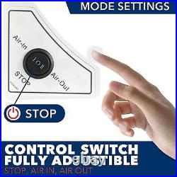 Roof Vent Fan Camper Van Motorhome with LED Light White RV Caravan Skylight Vent Roof Vent Fan Camper Van Motorhome with LED Light White RV Caravan Skylight Vent