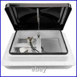 Roof Vent Skylight Camper Van Motorhome Horsebox Caravan 420x420mm Black & White