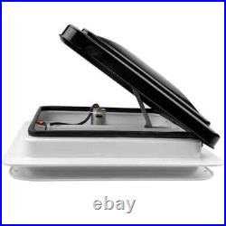 Roof Vent Skylight Camper Van Motorhome Horsebox Caravan 420x420mm Black & White