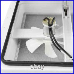 Roof Vent Skylight Camper Van Motorhome Horsebox Caravan 420x420mm Black & White