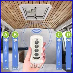 Roof Vent Skylight Camper Van Motorhome Horsebox Caravan 420x420mm WITH REMOTE