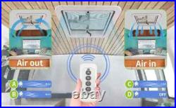 Roof Vent Skylight Camper Van Motorhome Horsebox Caravan 420x420mm WITH REMOTE