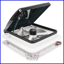Roof Vent Turbo Crystal Fan 12V 360mm x 360mm 11x 11'' Camper Van Motorhome