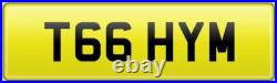 Route 66 Hymer Motorhome Number Plate T66 Hym Hymermobil Camper Van American Rv