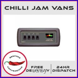 Sargent 12v Power Control Management Panel for camper van, camper, motorhome