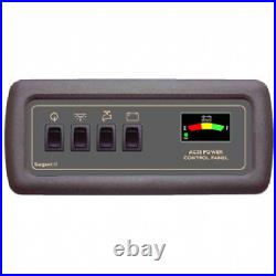 Sargent 12v Power Control Management Panel for camper van, camper, motorhome