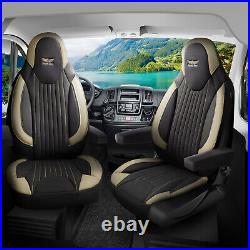 Seat Covers Suitable for ISRI (Camper, Camper Van, Motorhome) (Black-Beige)