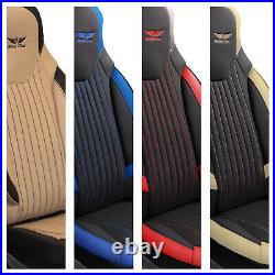 Seat Covers Suitable for ISRI (Camper, Camper Van, Motorhome) (Black-Beige)