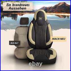 Seat Covers Suitable for ISRI (Camper, Camper Van, Motorhome) (Black-Beige)