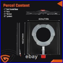 Seat Swivel Base For Peugeot Boxer 2007-2023 Campervan Motorhome Van Gearzaar Seat Swivel Base For Peugeot Boxer 2007-2023 Campervan Motorhome Van Gearzaar