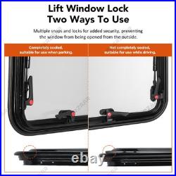 Side Camper Van Window Double Glazed for Caravan Motorhome Parts Kit