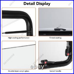 Side Camper Van Window Double Glazed for Caravan Motorhome Parts Kit