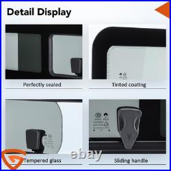 Side Sliding Windows UK Tinted Van Motor Homes Universal Tempered Glass Caravans
