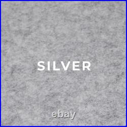 Silver 4 Way Super Stretch Lining Carpet for Camper Van Motorhome Car Vehicle