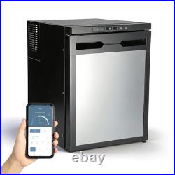 Silver 50L 12V 24V Compressor Fridge Freezer BT APP Camper Van Caravan Motorhome