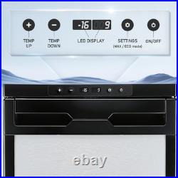 Silver 50L 12V 24V Compressor Fridge Freezer BT APP Camper Van Caravan Motorhome
