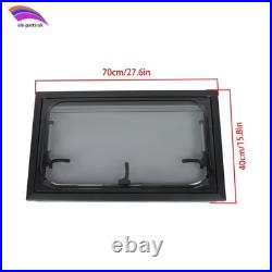 Sliding Hinged Window +Caravan Blind For Motorhome Camper Van 700400mm