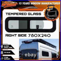 Sliding Opening Window Motor Homes Caravans Tinted RV 780240mm Universal Van