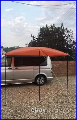 Sun Canopy Awning For VW Camper Van Motorhome Camper Caravan 2.5m x 2.5m Blue