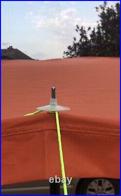 Sun Canopy Awning For VW Camper Van Motorhome Camper Caravan 2.5m x 2.5m Blue