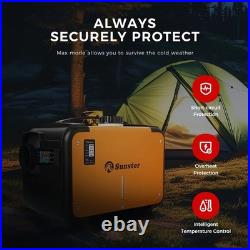 Sunster Diesel Air Heater 12V 8KW For Caravan Camper Van Motorhome Night Parking