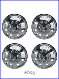 The Motorhome Shop X4 16 Inch Chrome Wheel Trims Motorhome Van RV Camper Vans