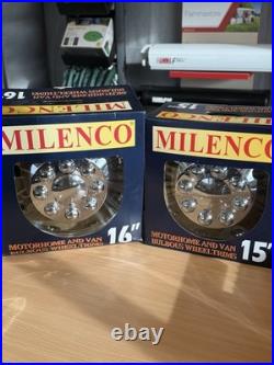 The Motorhome Shop X4 16 Inch Chrome Wheel Trims Motorhome Van RV Camper Vans