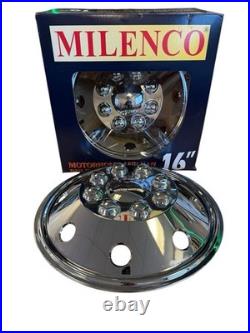 The Motorhome Shop X4 16 Inch Chrome Wheel Trims Motorhome Van RV Camper Vans
