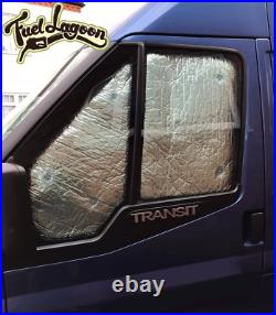 Thermal Window Screen Blinds 3 set Camper Van Ford Transit MK7 Motorhome silver