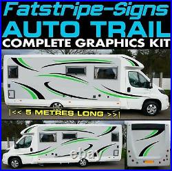 To fit AUTO TRAIL MOTORHOME GRAPHICS STICKERS DECALS CAMPER VAN CONVERSION D